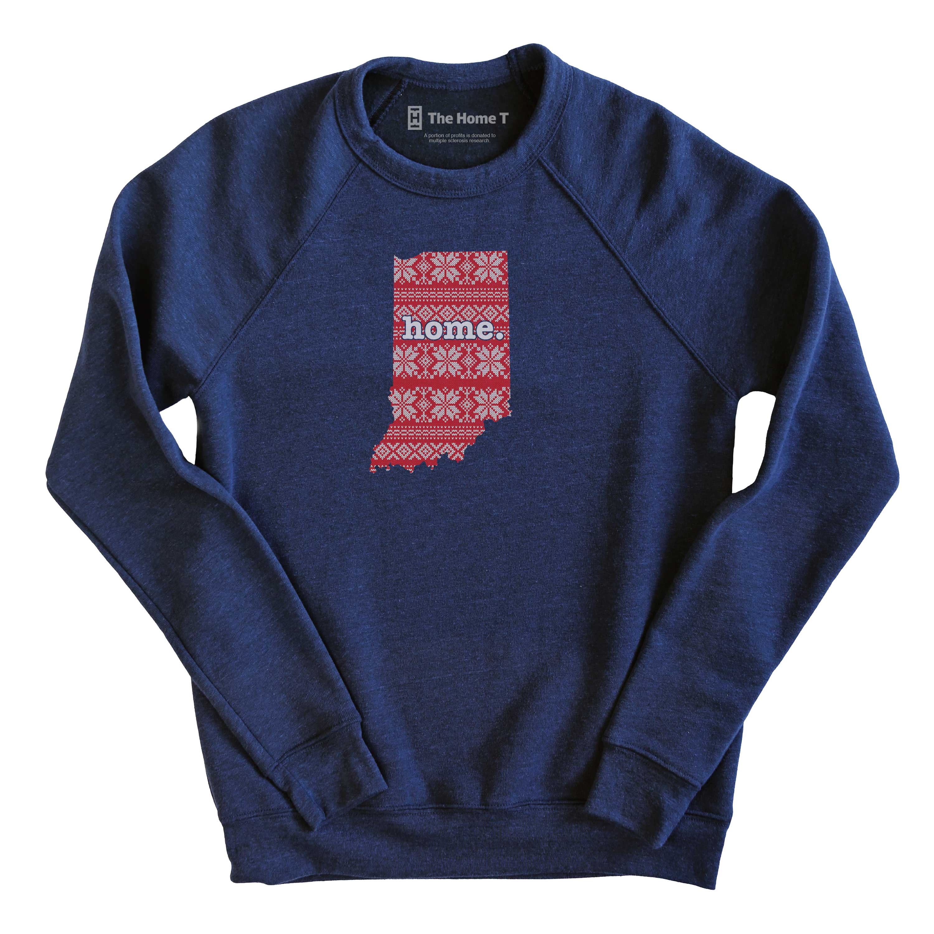 Indiana Christmas Sweater Pattern Christmas Sweater The Home T XS Navy Sweatshirt