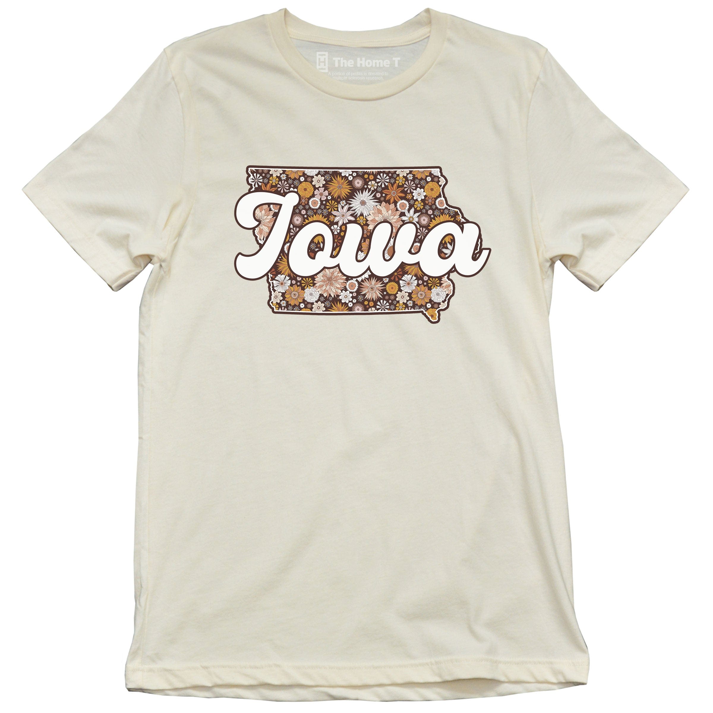 Retro Floral Iowa