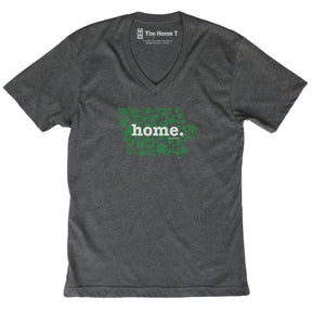 Iowa Clover Dark Grey V Neck