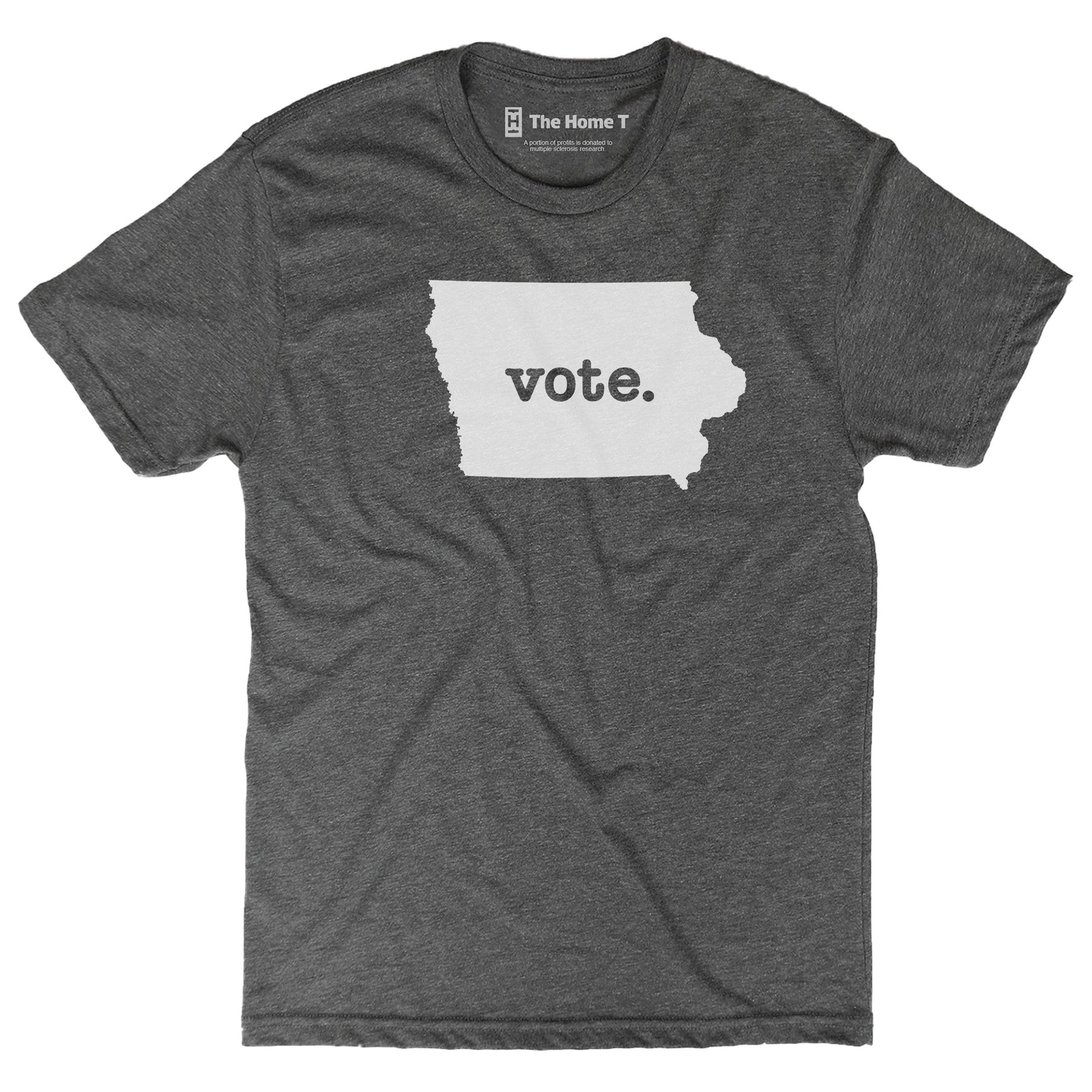 Iowa Vote Grey Home T