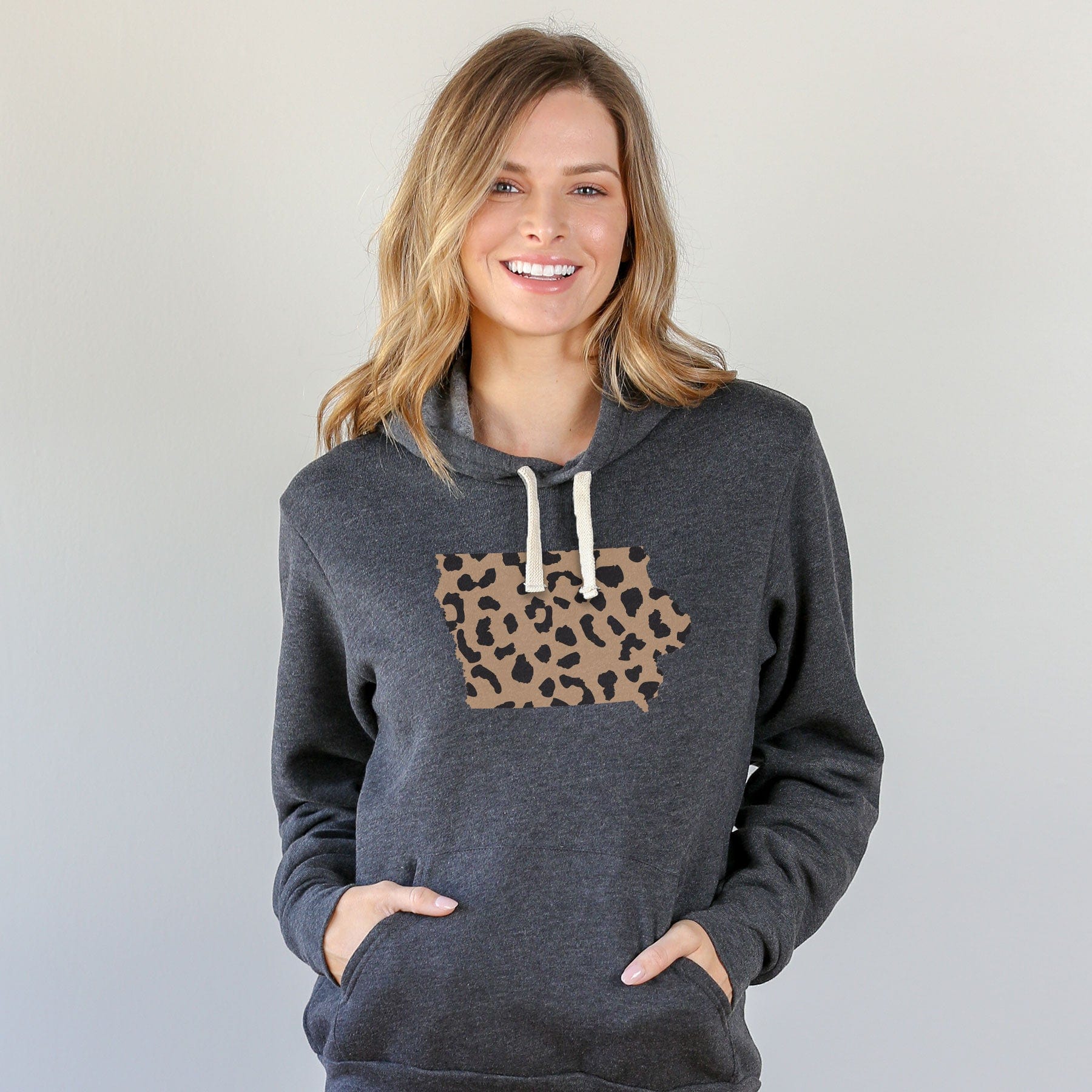 Iowa Leopard Pattern Hoodie