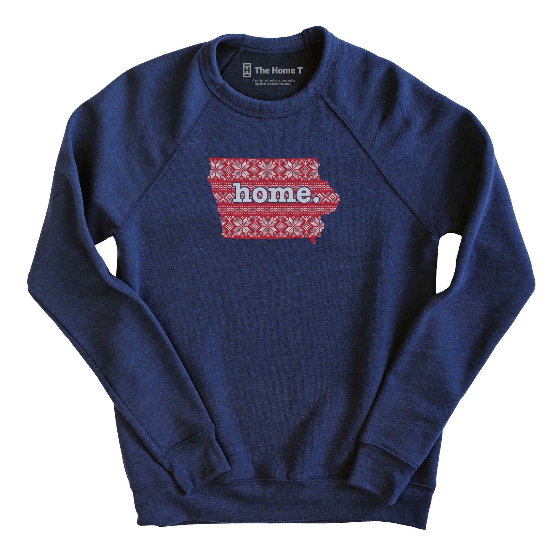 Iowa Christmas Sweater Pattern Christmas Sweater The Home T XS Navy Sweatshirt