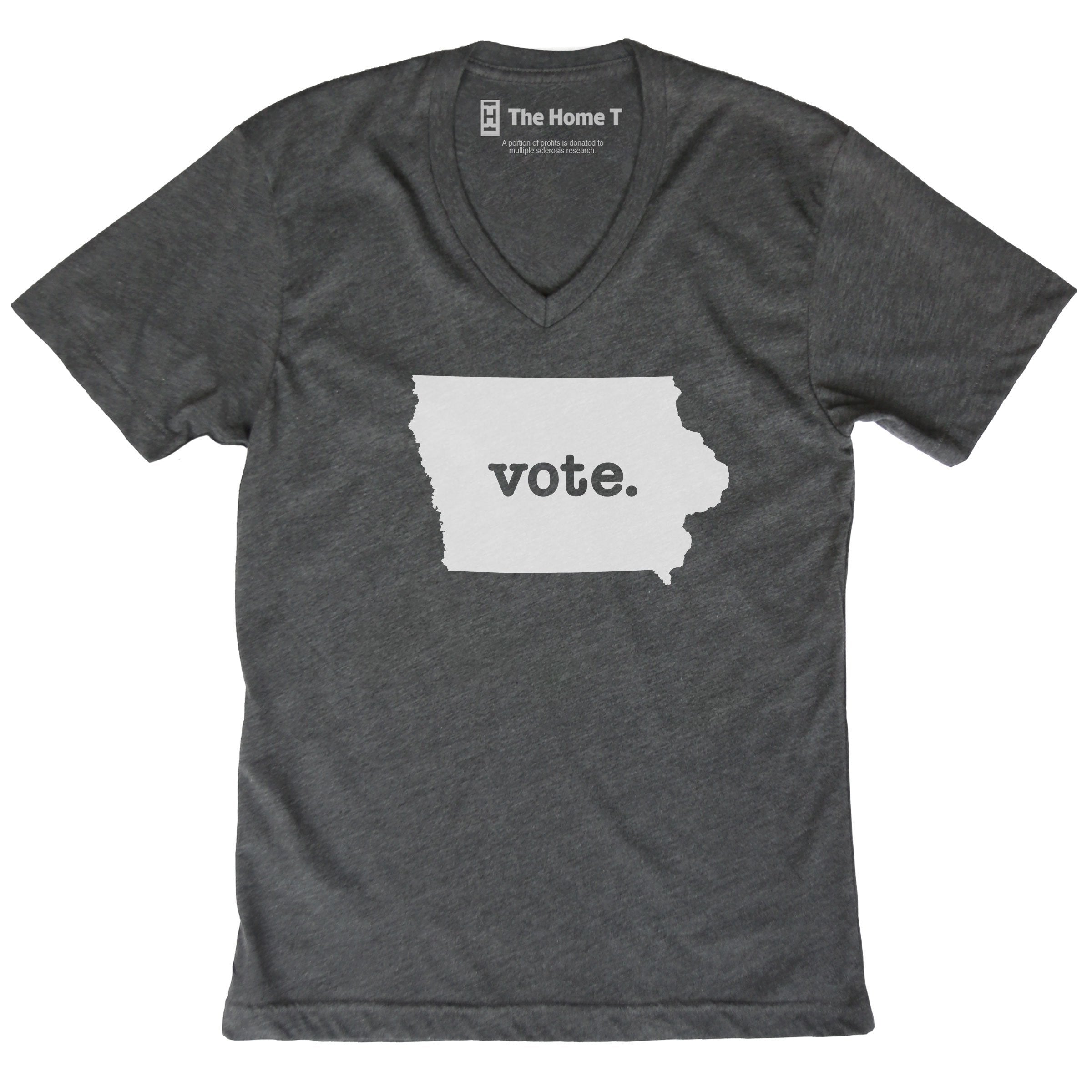 Iowa Vote Grey Home T Vote The Home T