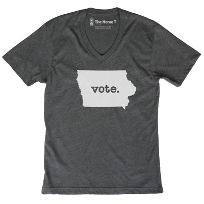 Iowa Vote Grey Home T