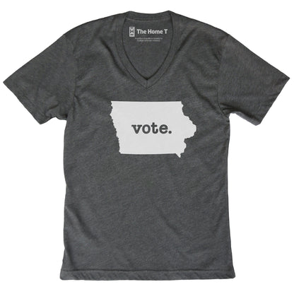 Iowa Vote Grey Home T