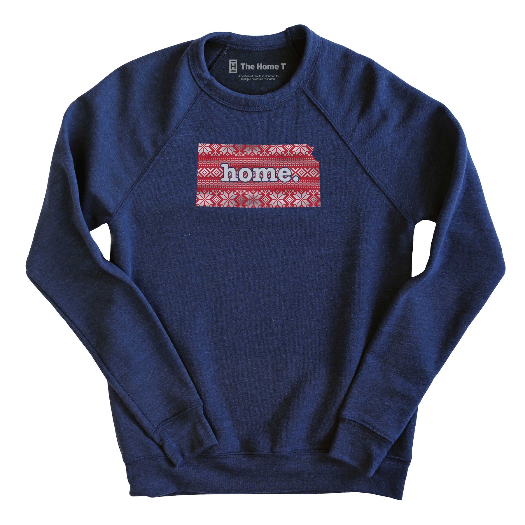 Kansas Christmas Sweater Pattern Christmas Sweater The Home T XS Navy Sweatshirt