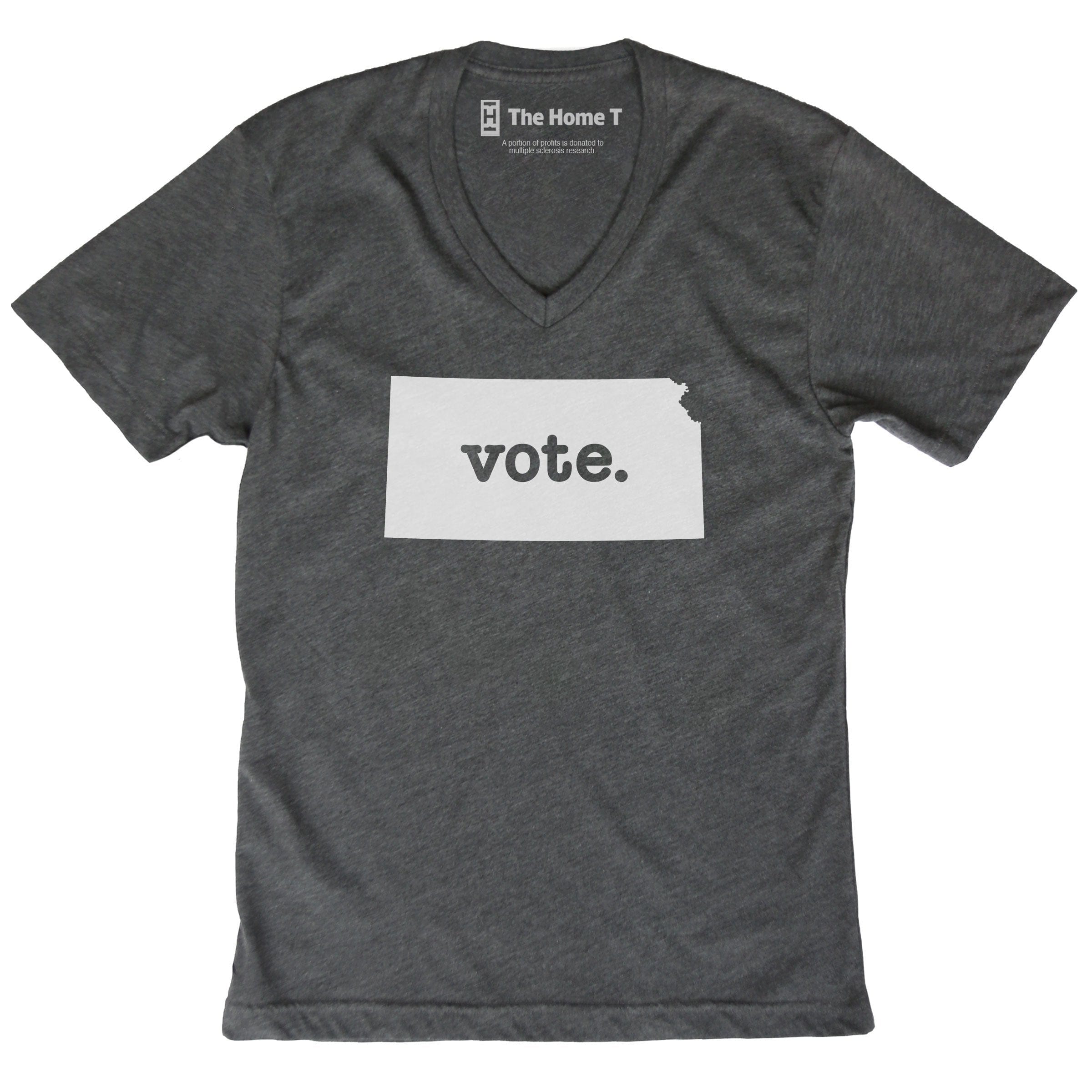 Kansas Vote Grey Home T