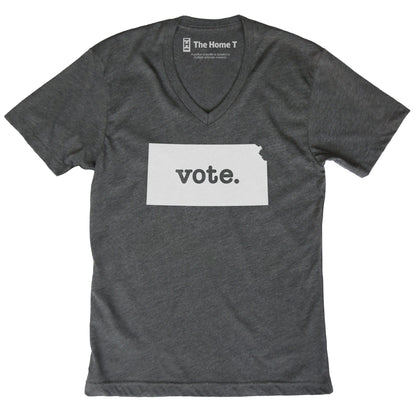Kansas Vote Grey Home T
