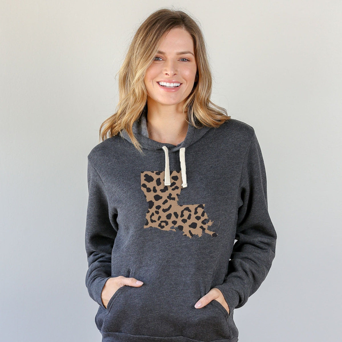 Louisiana Leopard Pattern Hoodie