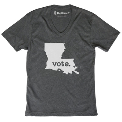 Louisiana Vote Grey Home T