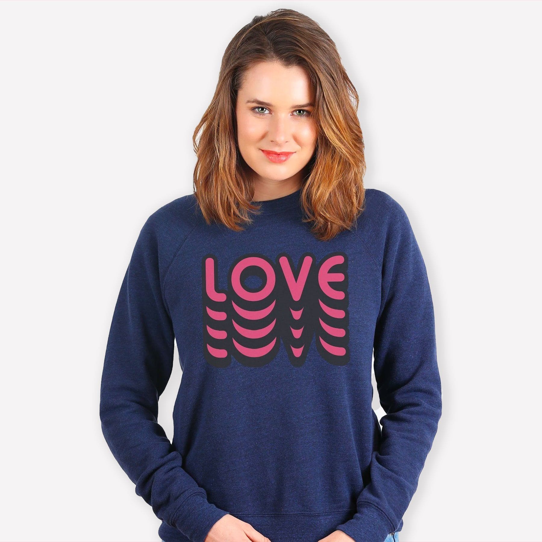 Love Stacked Crew neck The Home T