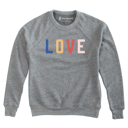 LOVE Color Pop Crew neck The Home T Size: S Style: Sweatshirt