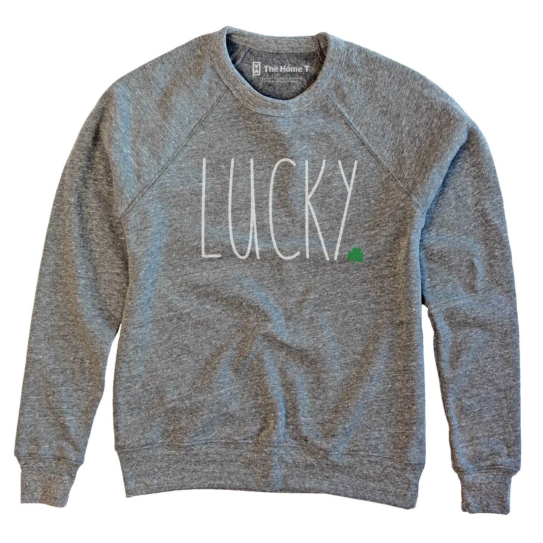 Lucky athletic grey sweatshirt