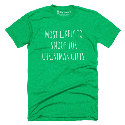 Most Likely To Snoop For Christmas Gifts