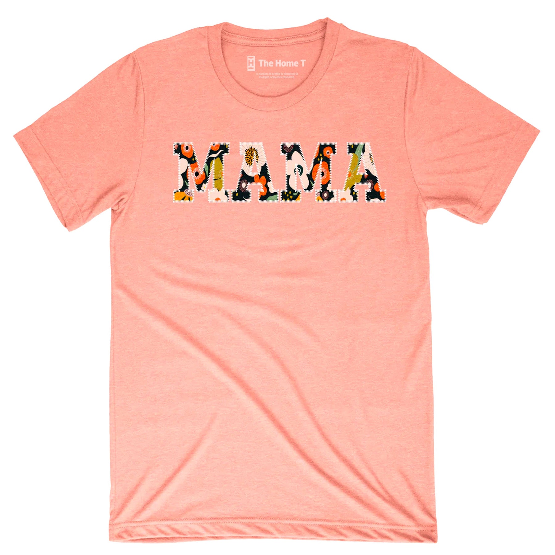 Mama Floral Stitched Letter