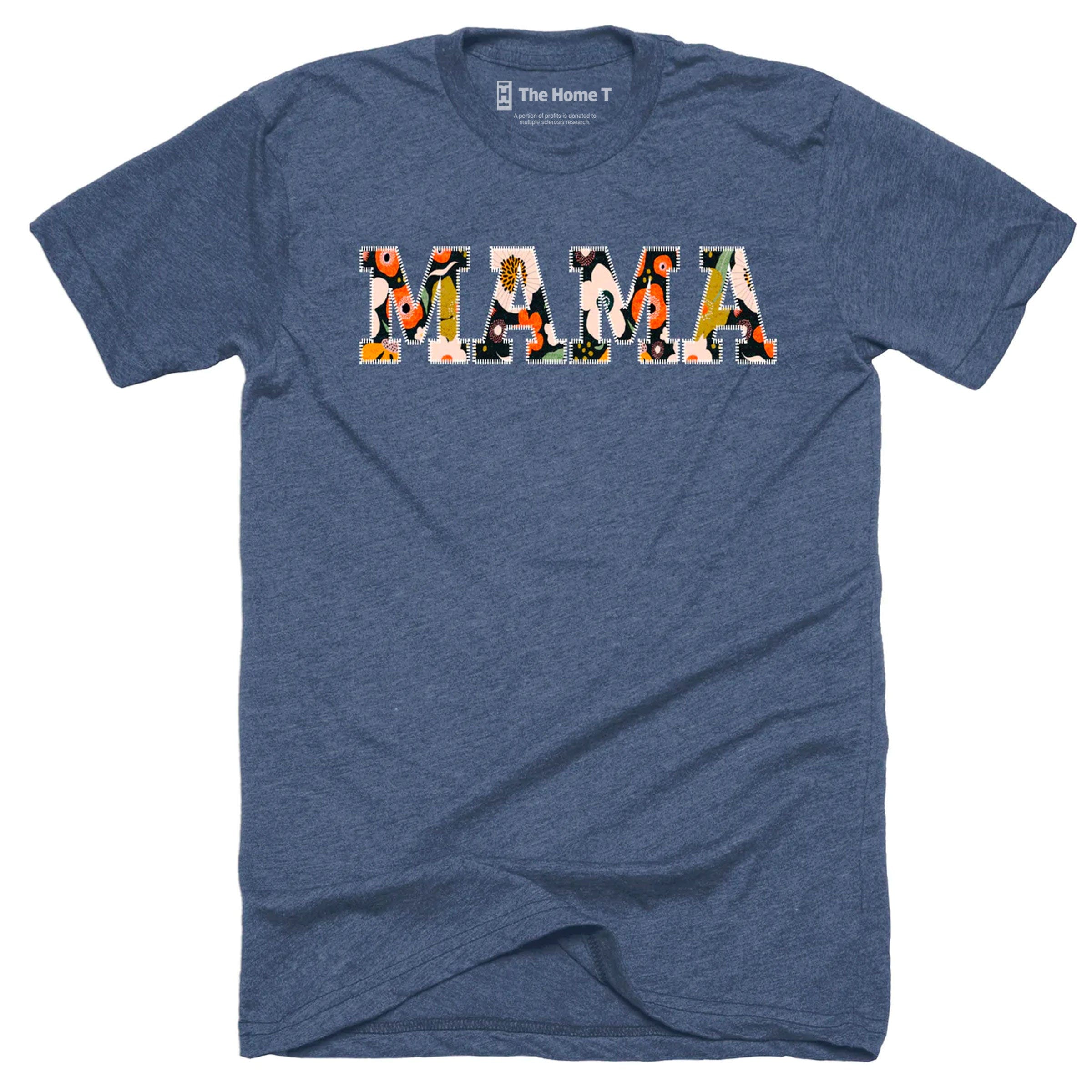 Mama Floral Stitched Letter