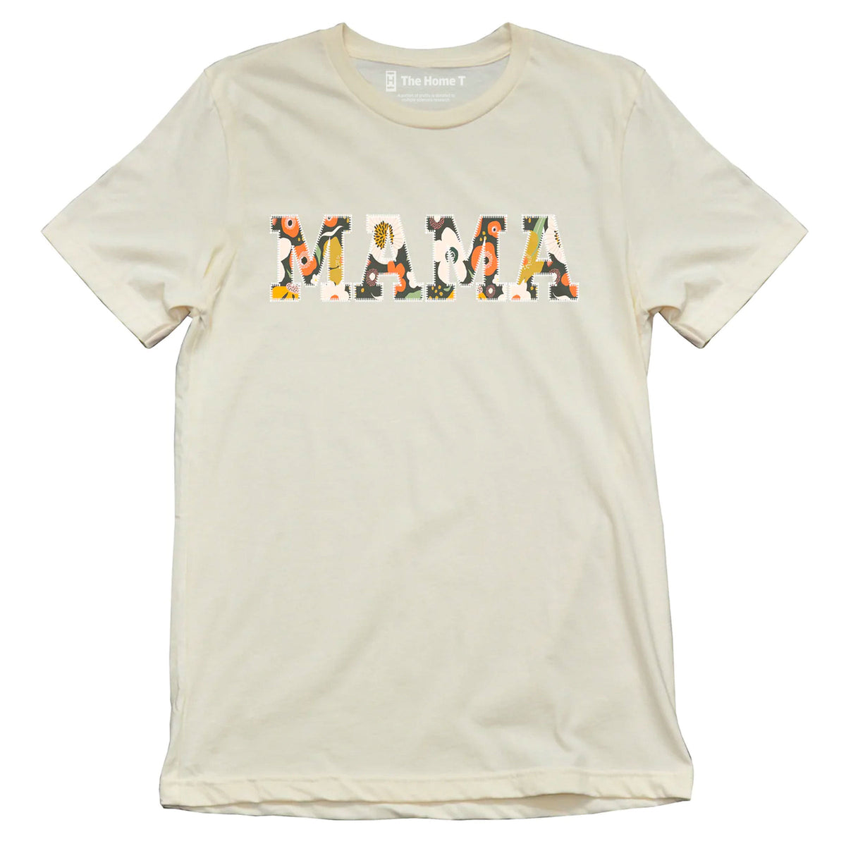 Mama Floral Stitched Letter
