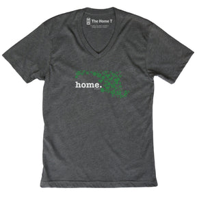 Maryland Clover Dark Grey V Neck