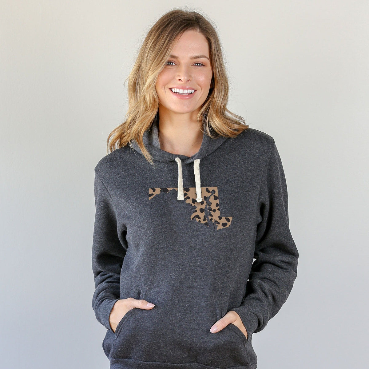 Maryland Leopard Pattern Hoodie