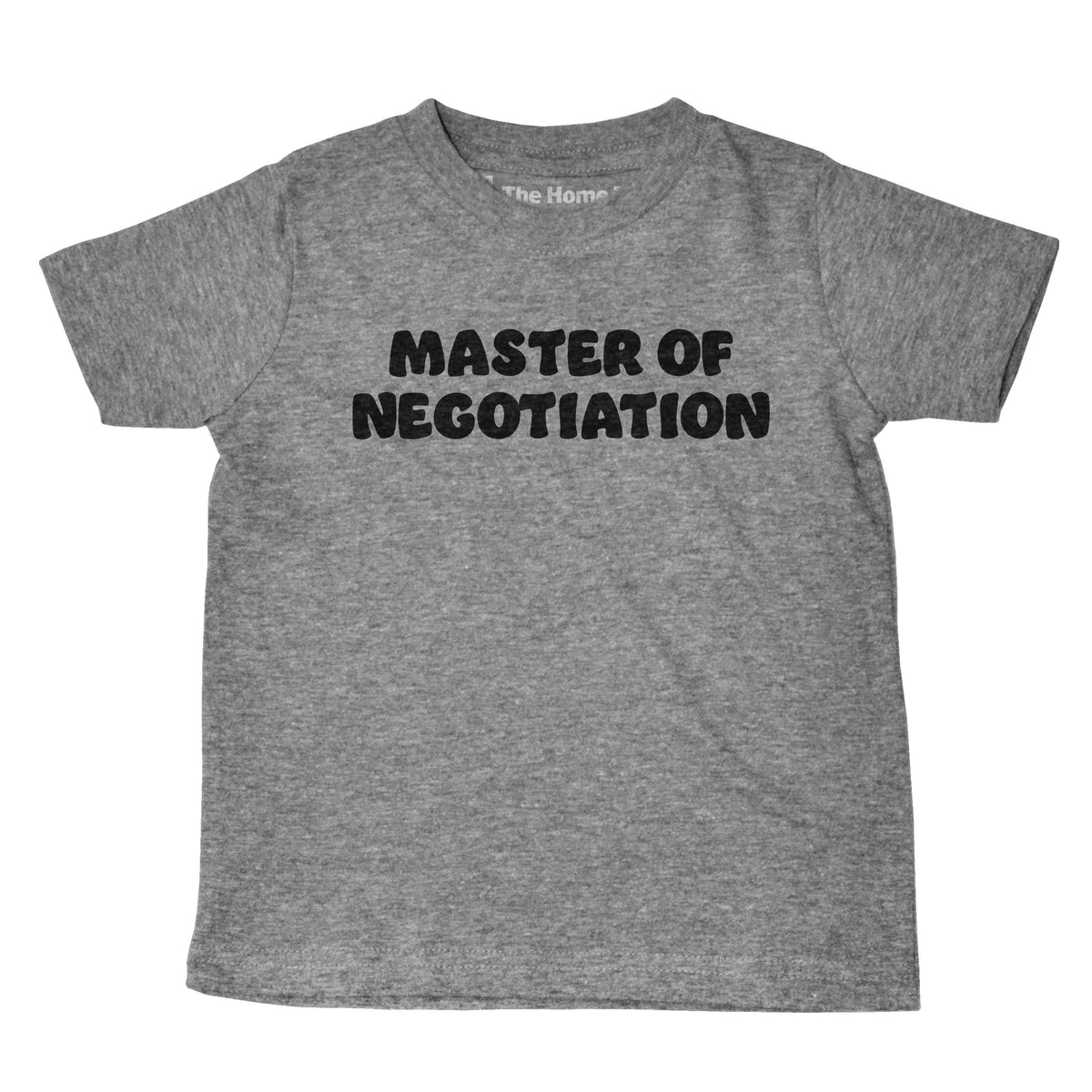 Master of Negotiation Athletic Grey Crewneck