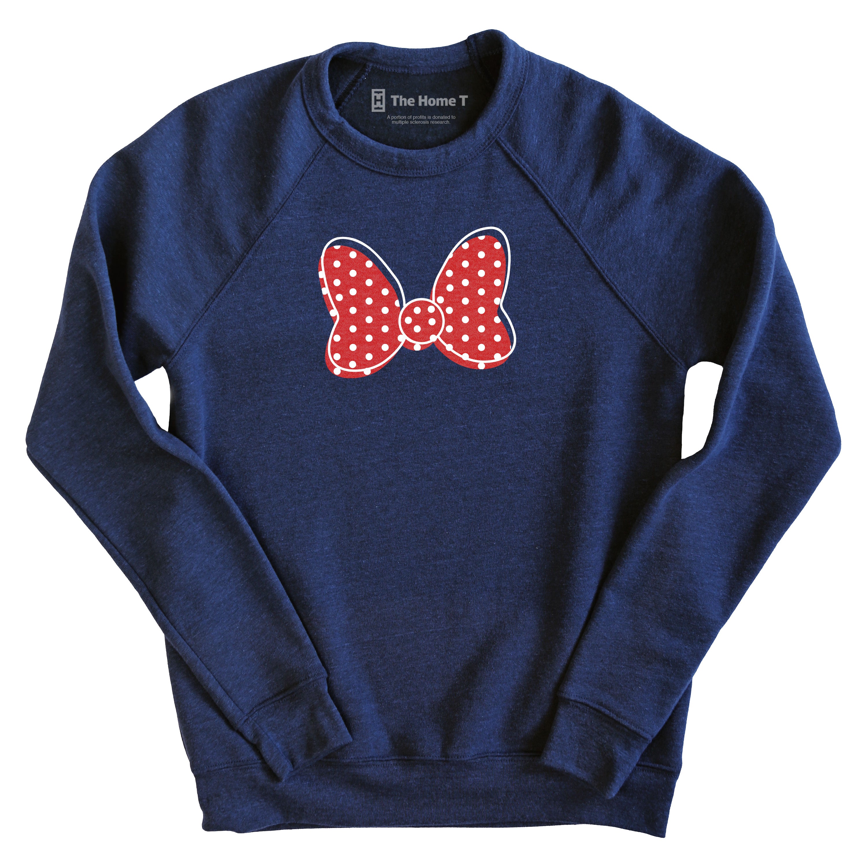 Minnie Bow Navy Sweatshirt