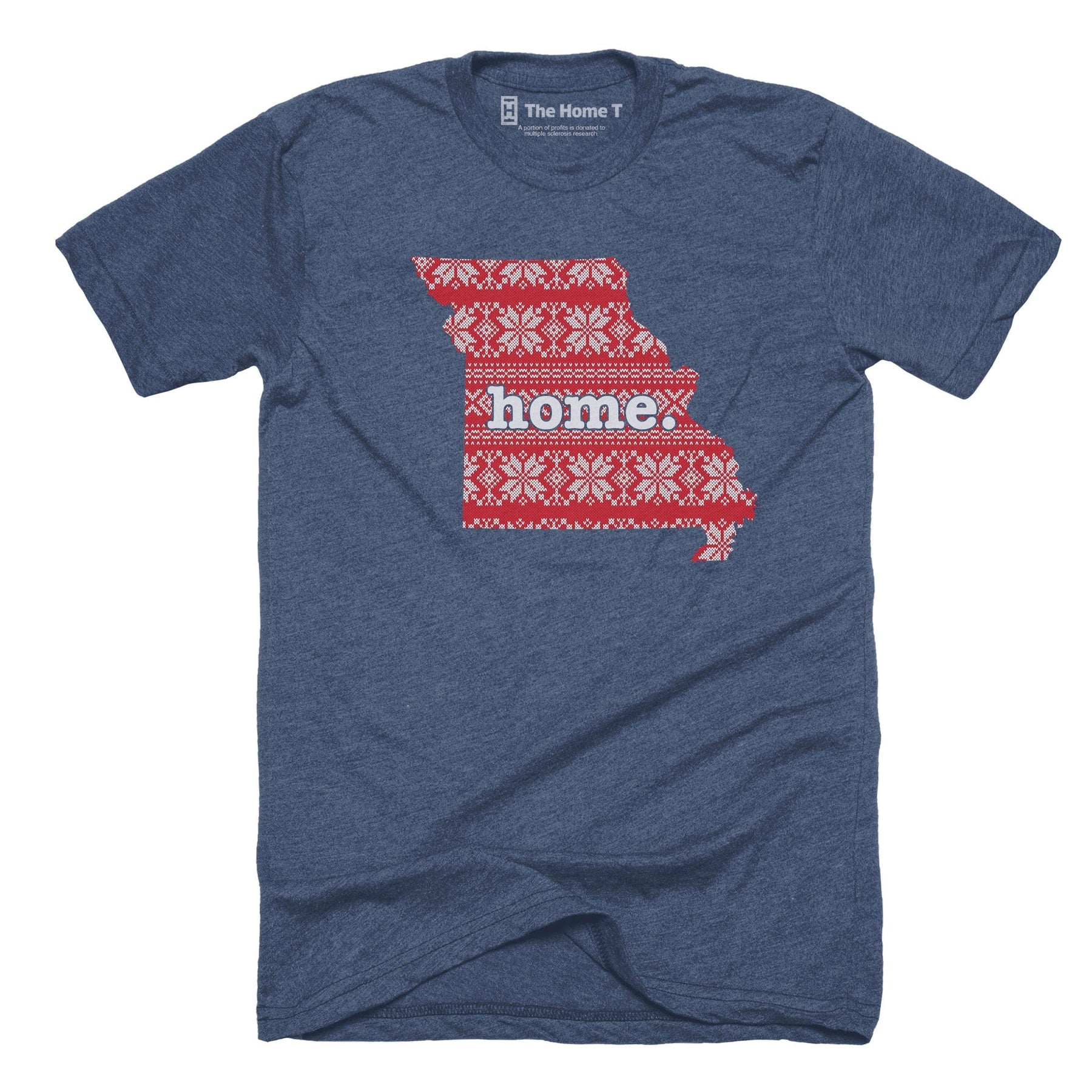 Missouri Christmas Sweater Pattern Christmas Sweater The Home T XS Navy T-Shirt
