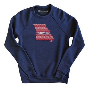 Missouri Christmas Sweater Pattern Christmas Sweater The Home T XS Navy Sweatshirt
