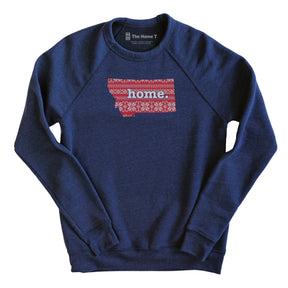 Montana Christmas Sweater Pattern Christmas Sweater The Home T XS Navy Sweatshirt