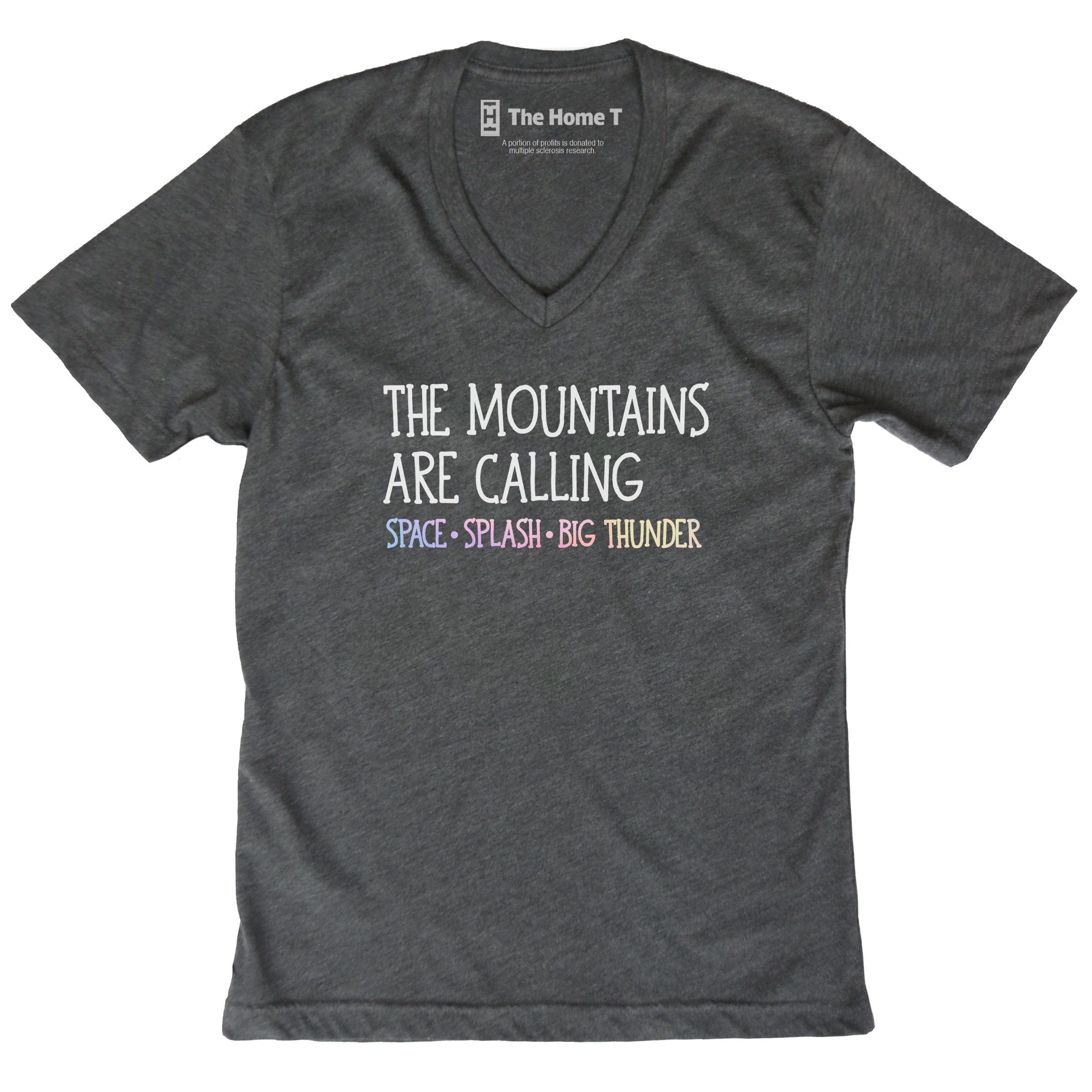 Magic Mountains Dark Grey V-Neck