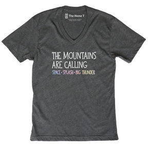 Magic Mountains Dark Grey V-Neck
