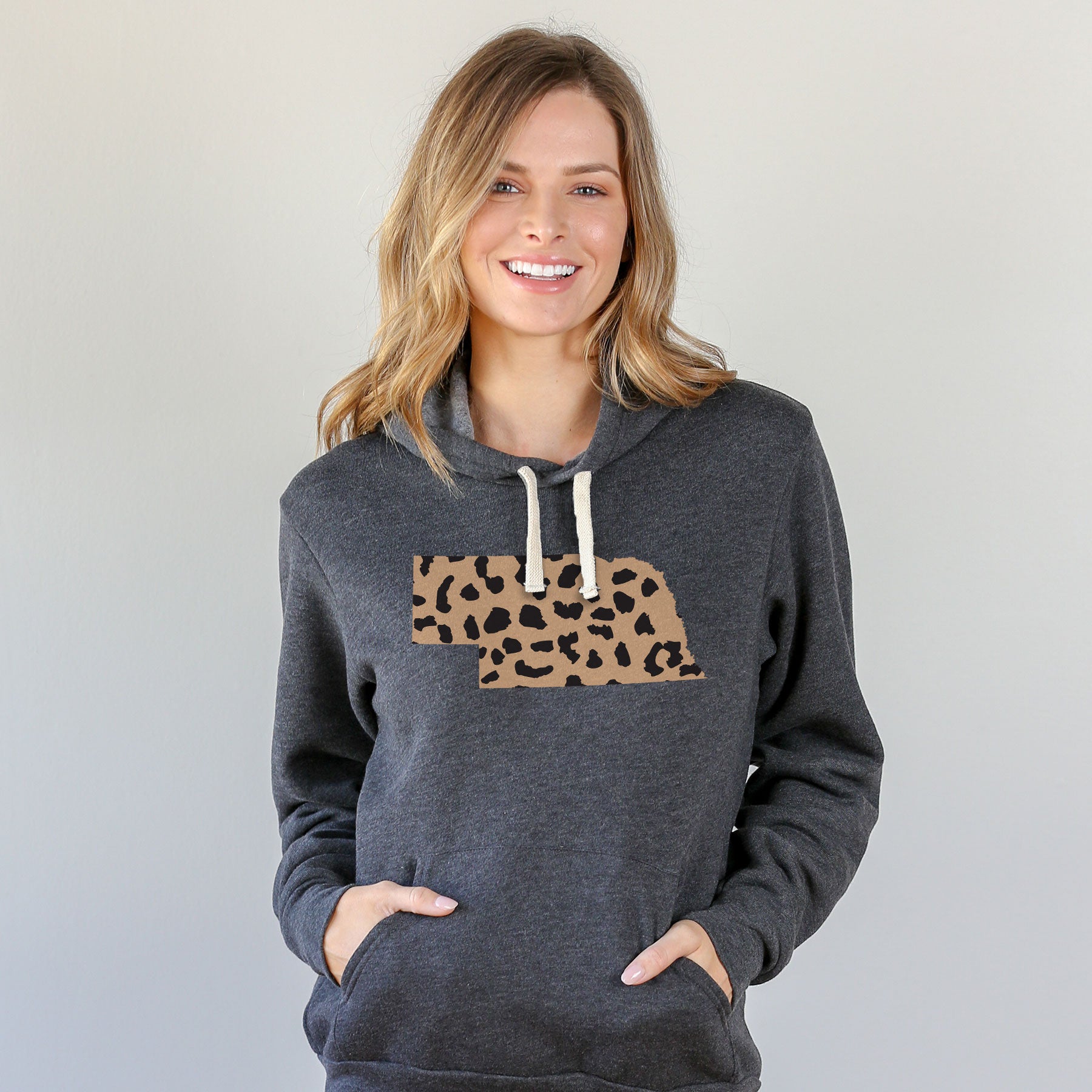 Nebraska Leopard Pattern Hoodie