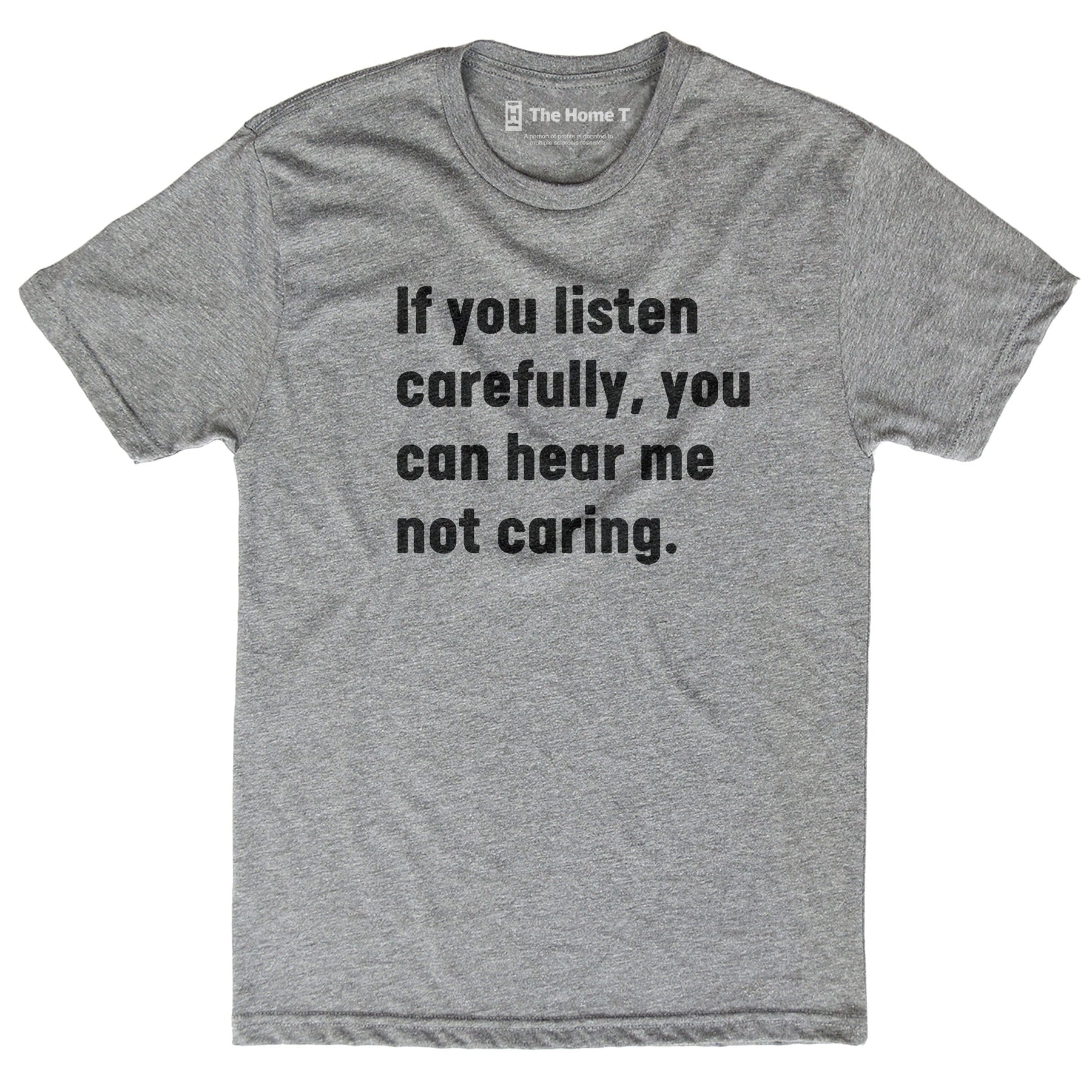 You Can Hear Me Not Caring