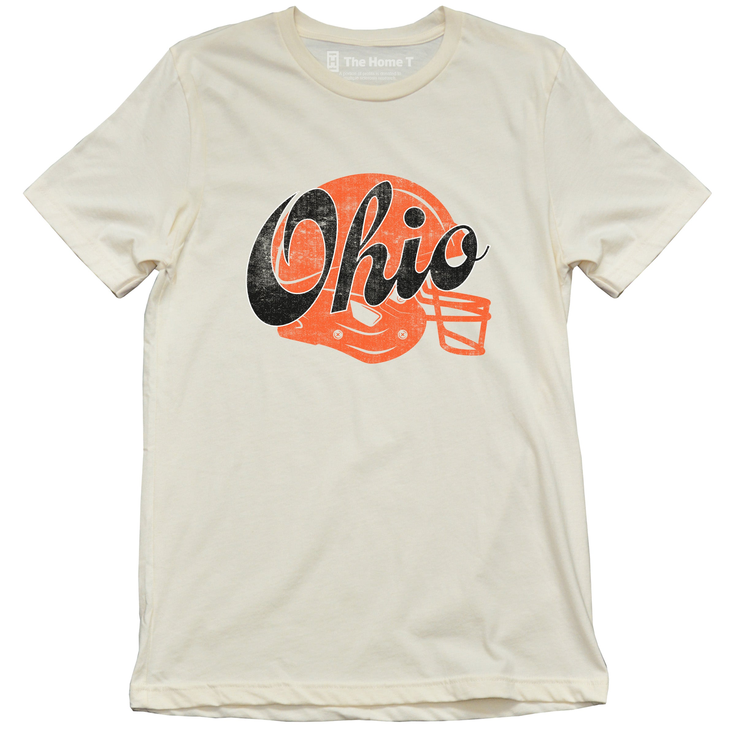 Vintage Football Ohio (Orange & Black)