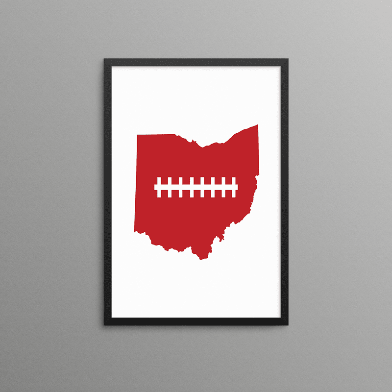 Ohio State Football Print