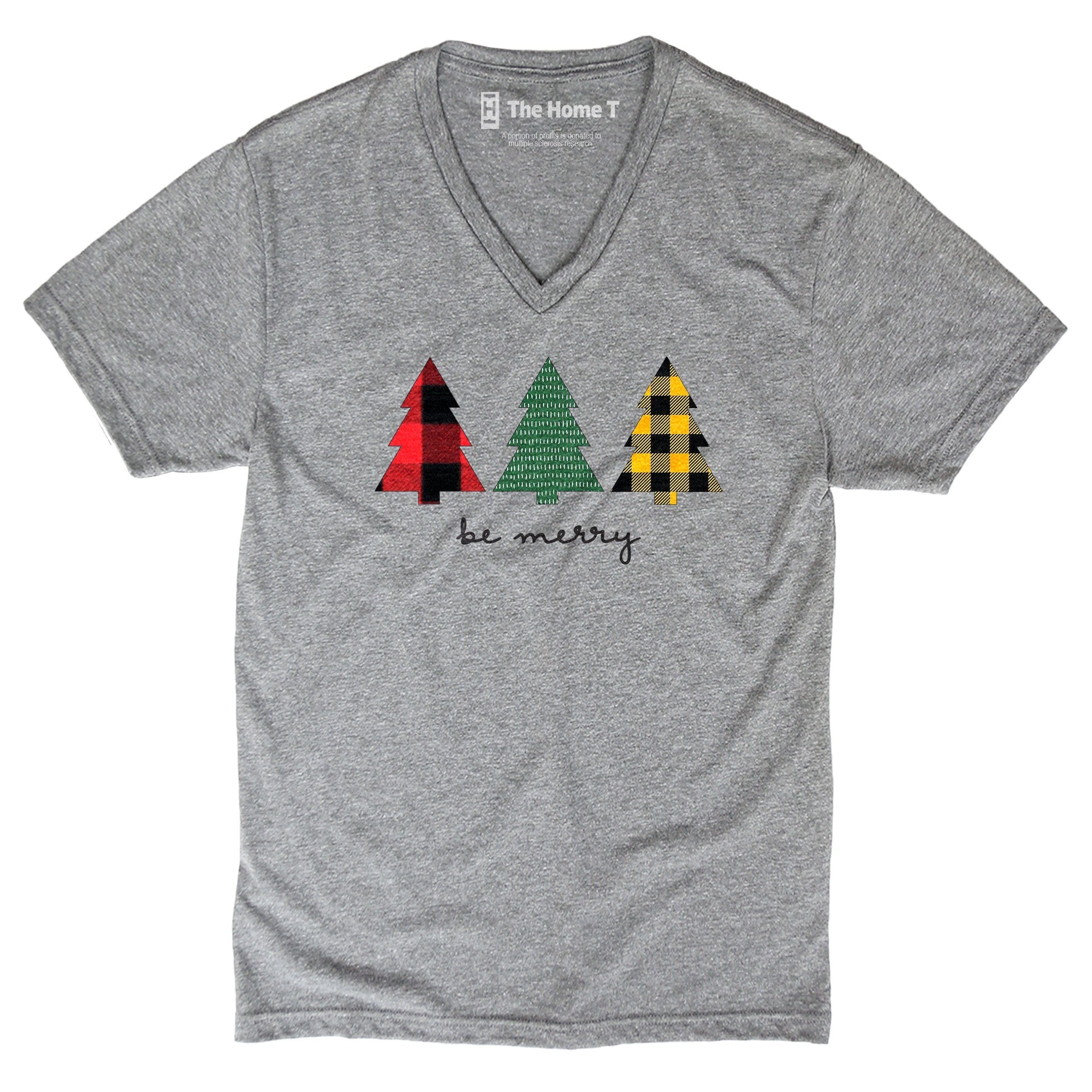 Be Merry Plaid Trees
