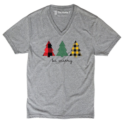 Be Merry Plaid Trees