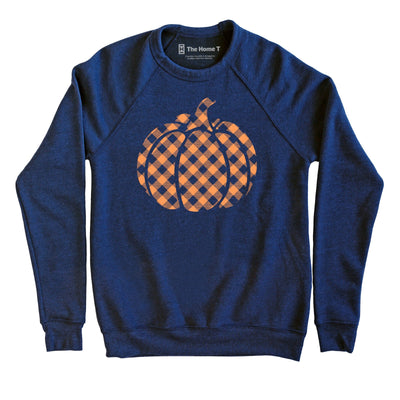 Navy Pumpkin Plaid