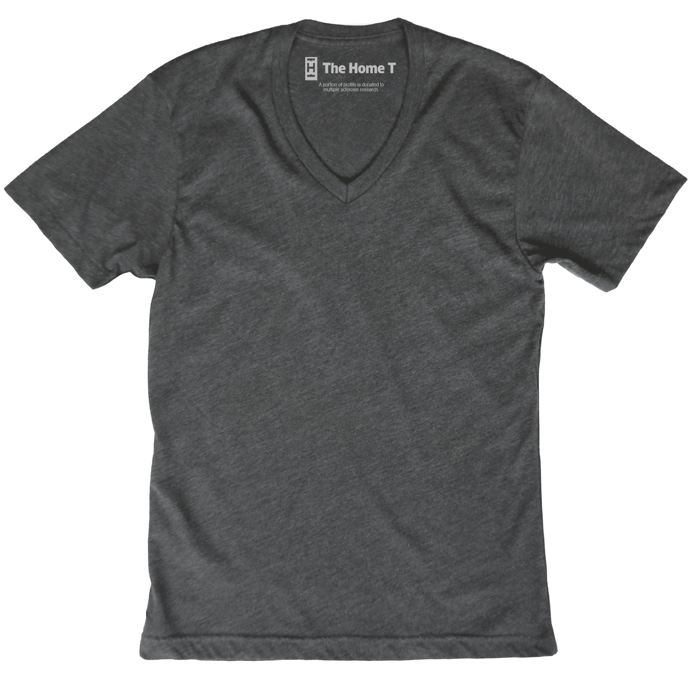 Basic V-Neck - Dark Grey