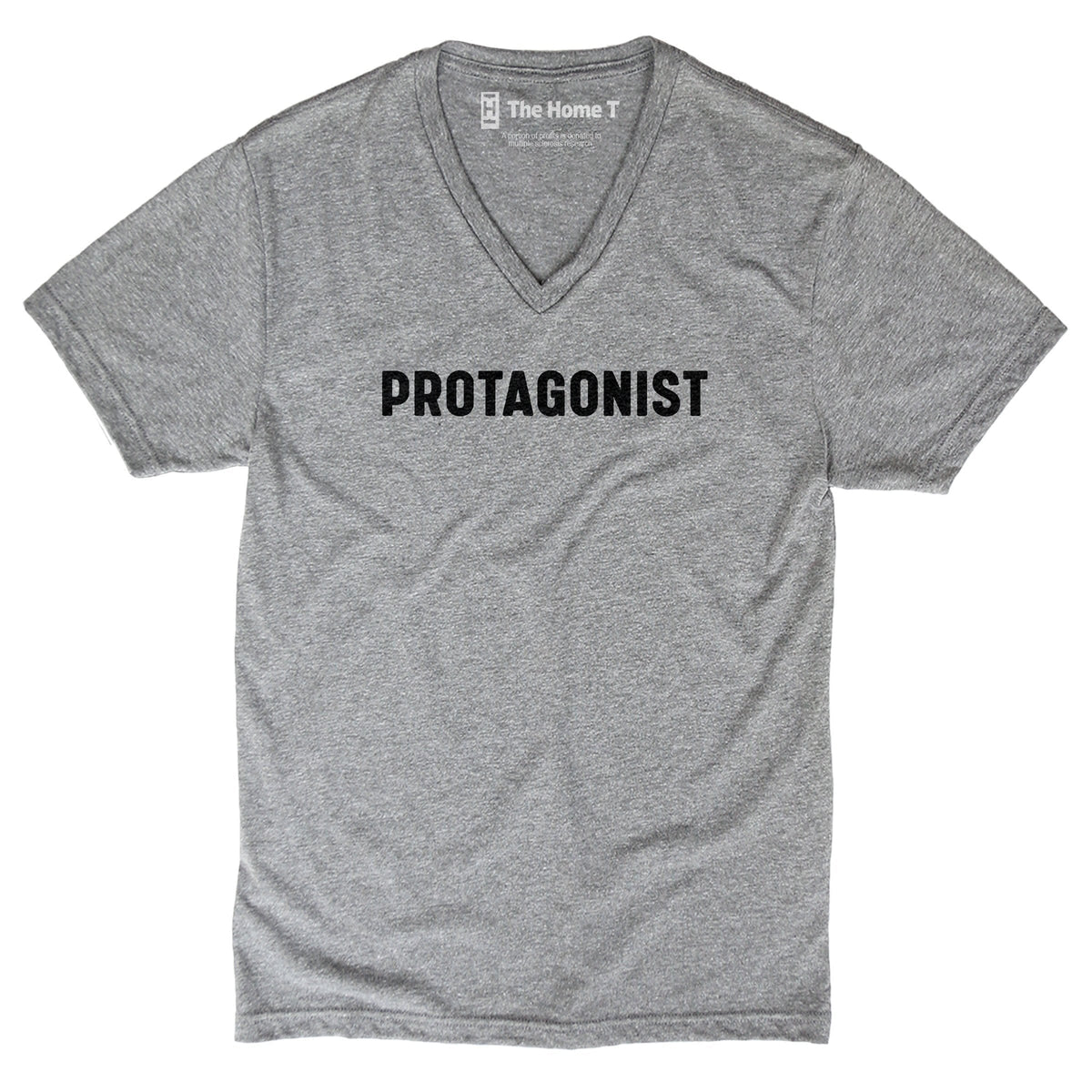 Protagonist Athletic Grey V-Neck