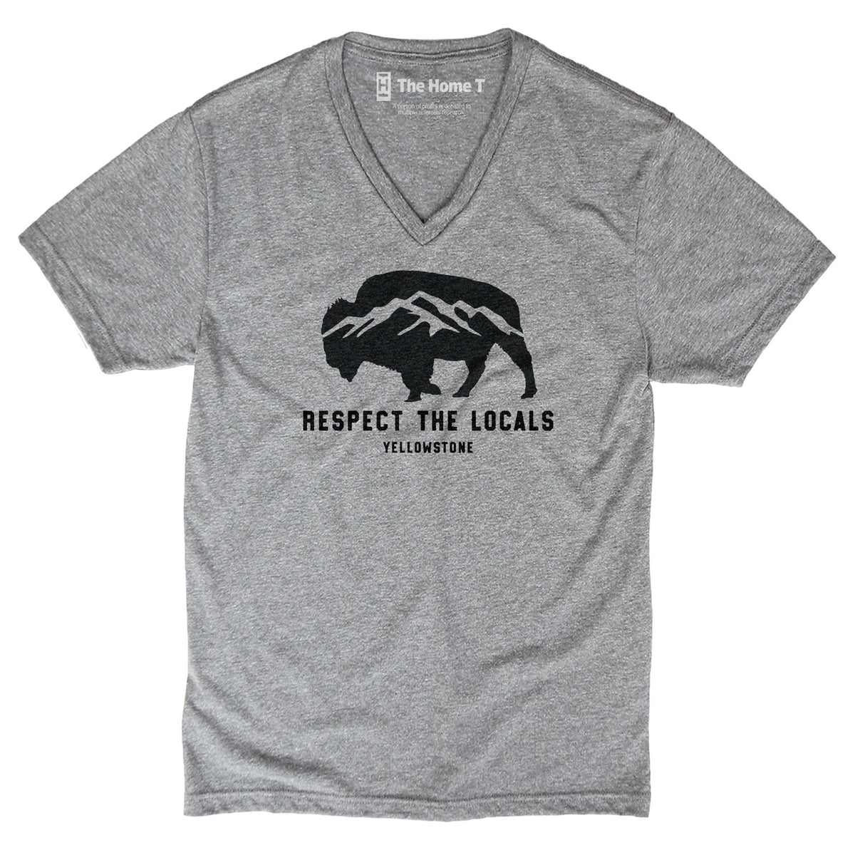 Respect the Locals Athletic Grey V-Neck