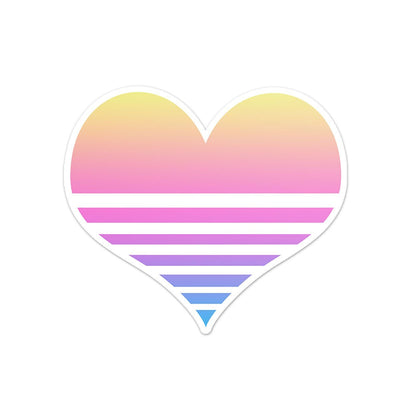 Retro Heart Sticker