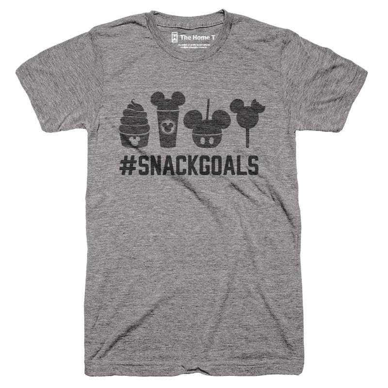 Snack Goals Shirts The Home T XS Athletic Grey