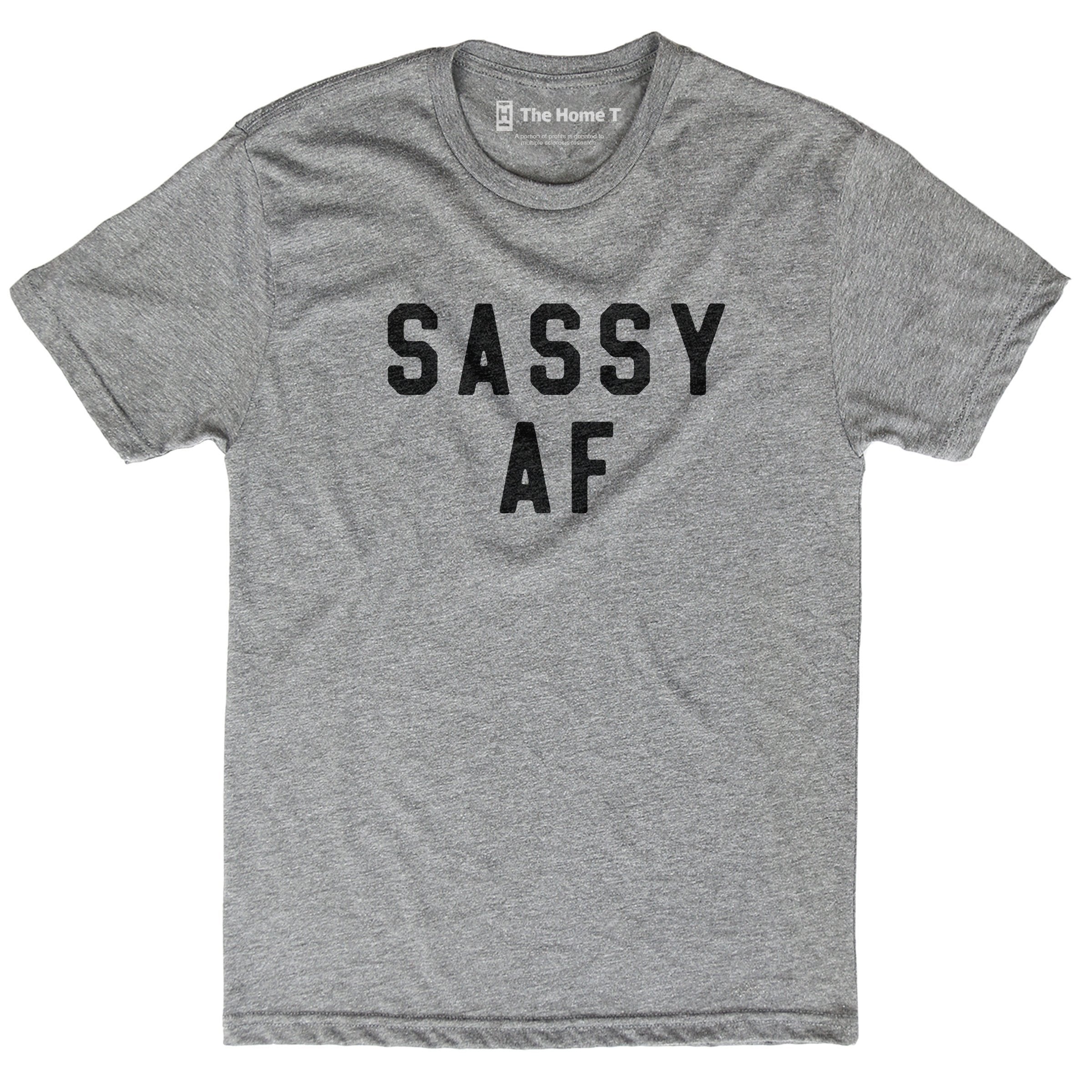 Sassy AF Athletic Grey Crewneck
