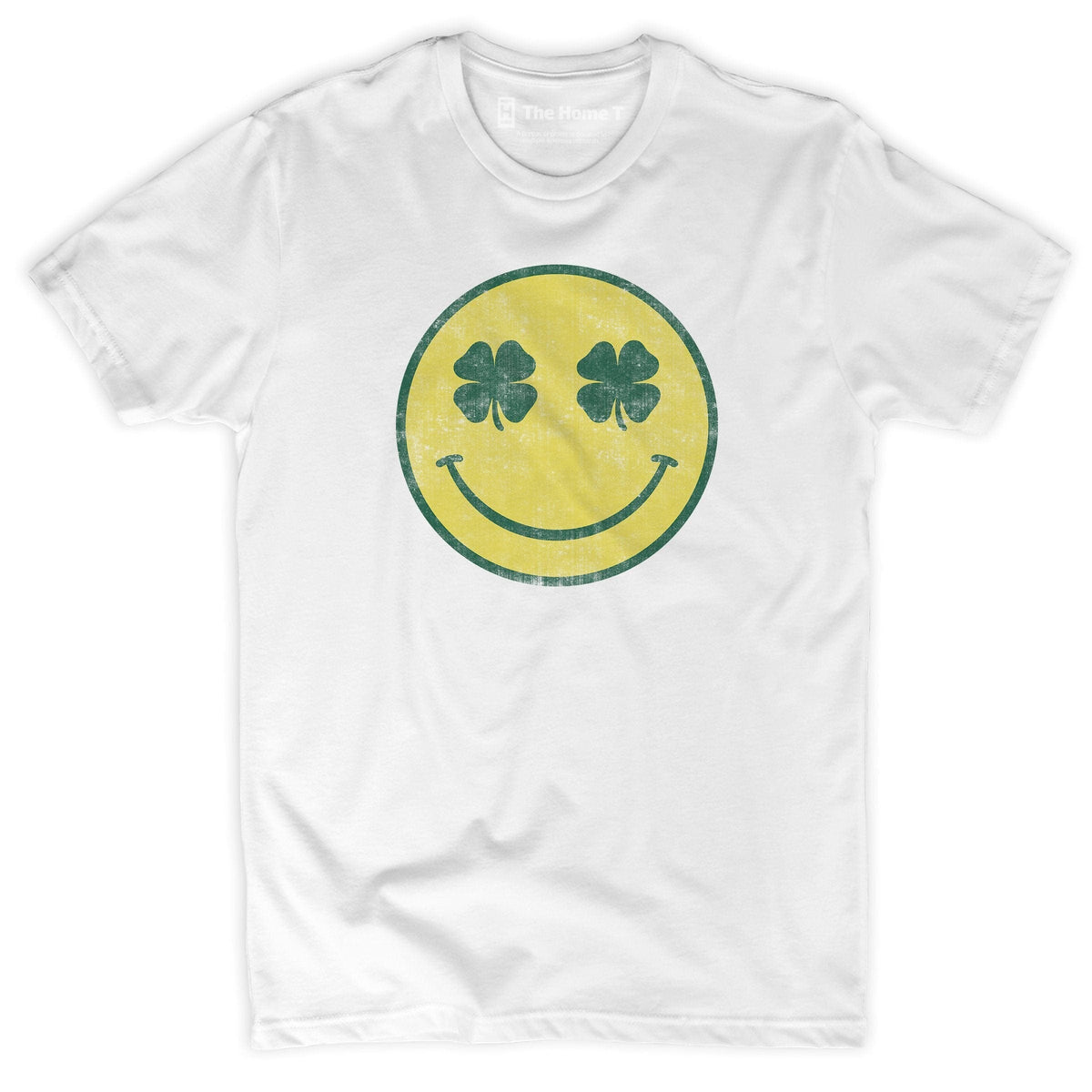 Lucky Clover Smiley Crew neck The Home T XS Crew Neck White