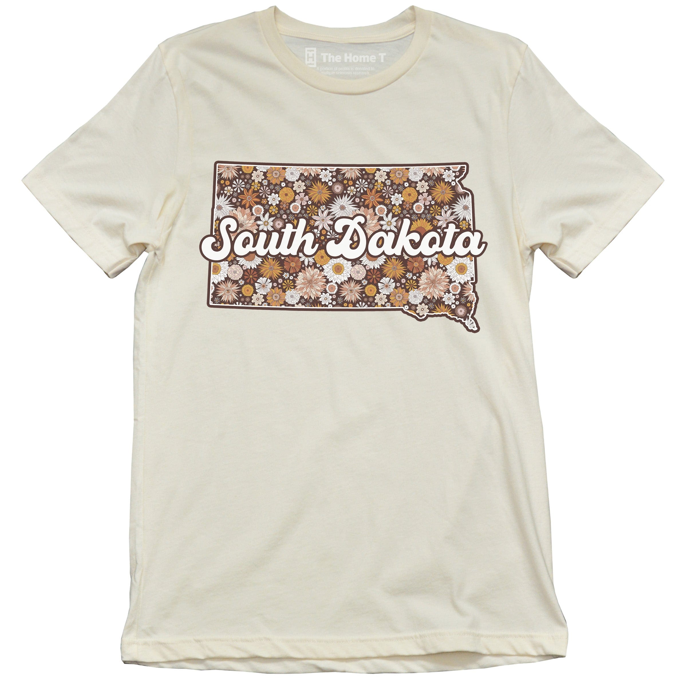 Retro Floral South Dakota