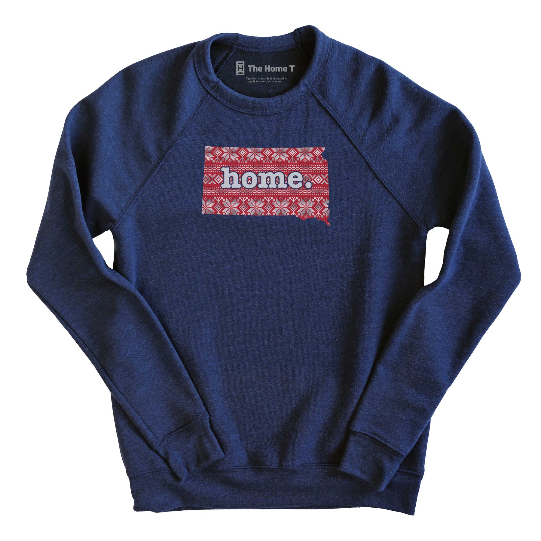 South Dakota Christmas Sweater Pattern Christmas Sweater The Home T XS Navy Sweatshirt