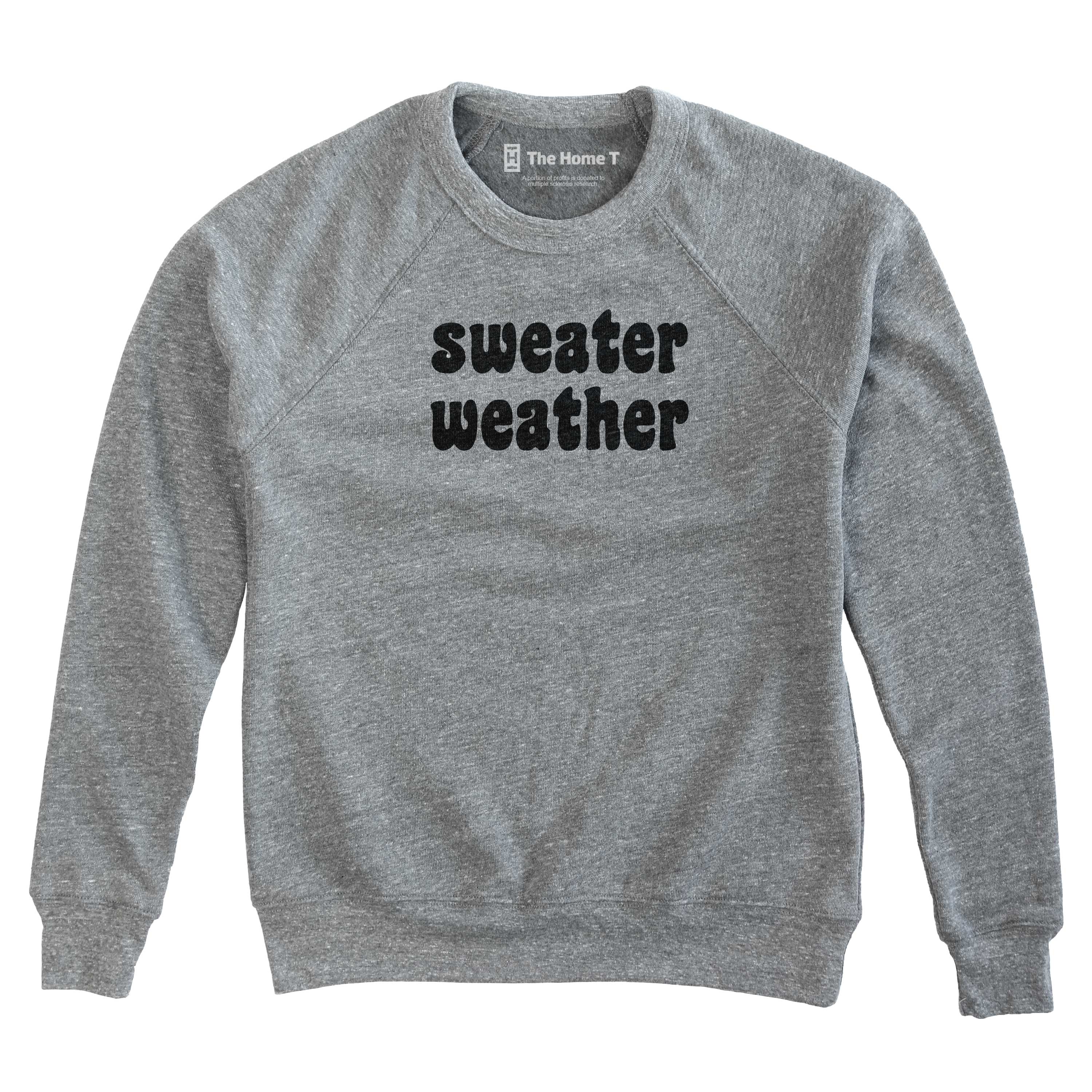 Sweater Weather Athletic Grey Sweatshirt