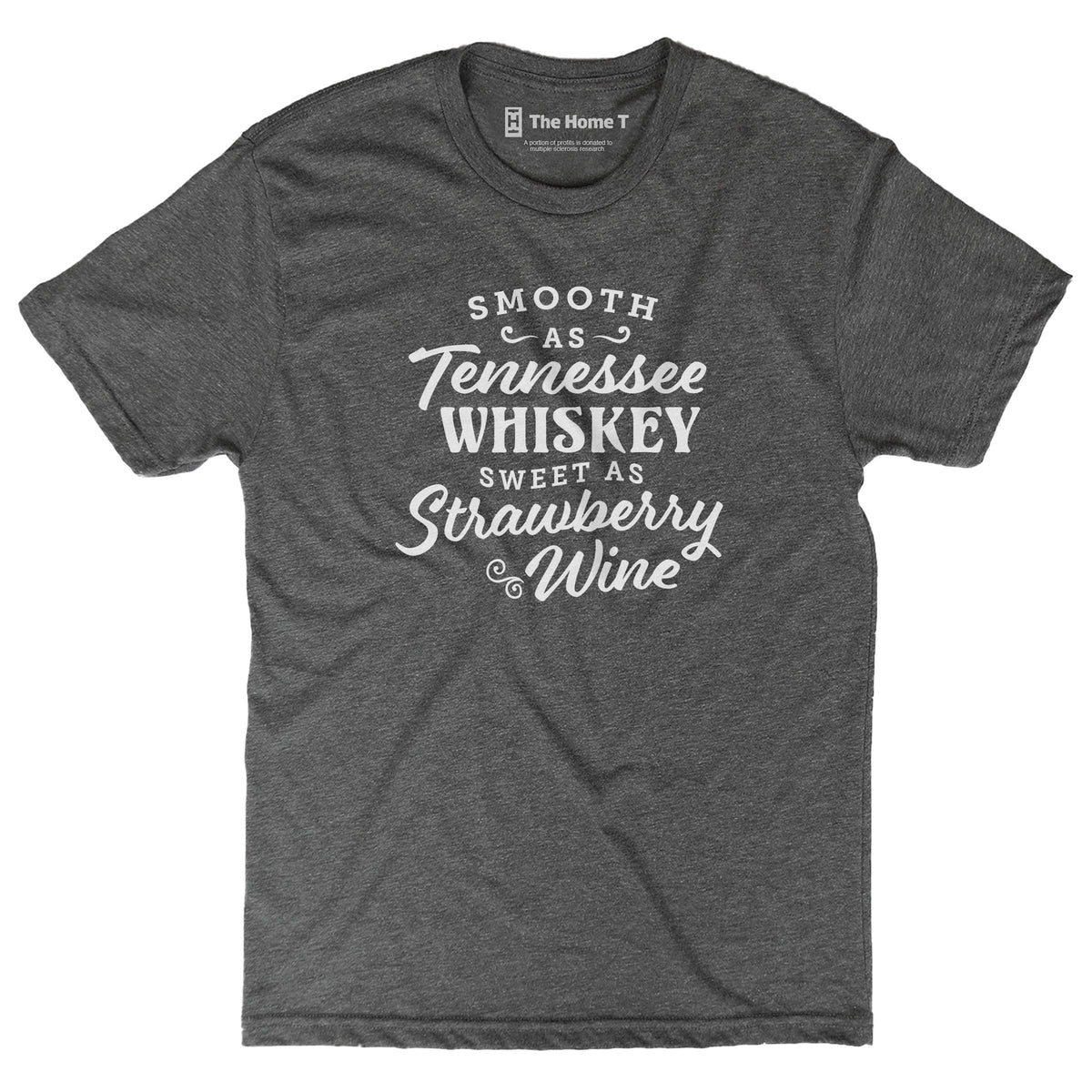 Smooth as Tennessee whiskey. Sweet as strawberry wine. Dark Grey Crewneck