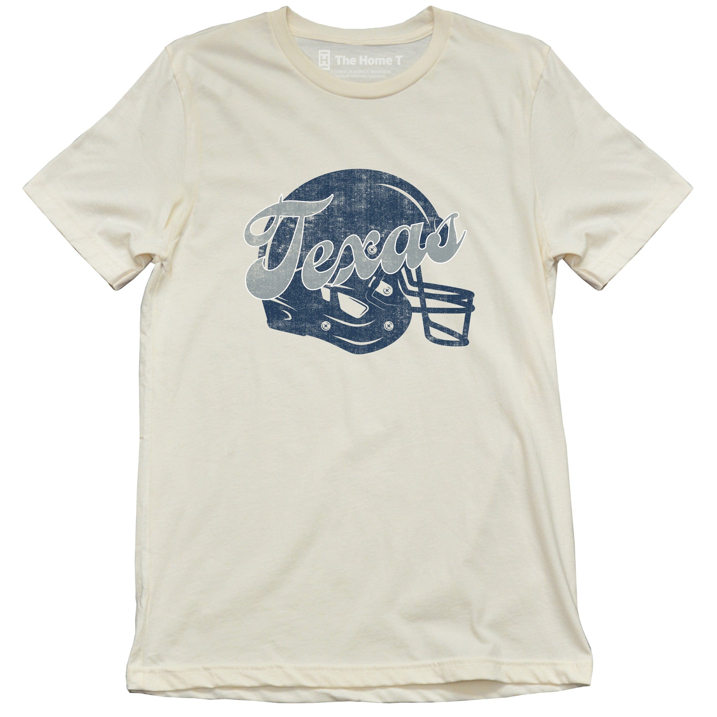 Vintage Football Texas (Navy & Silver)