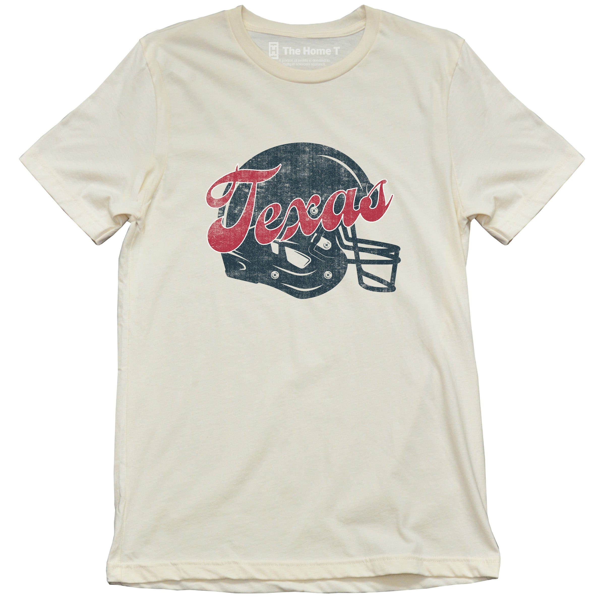 Vintage Football Texas (Steel Blue & Battle Red)